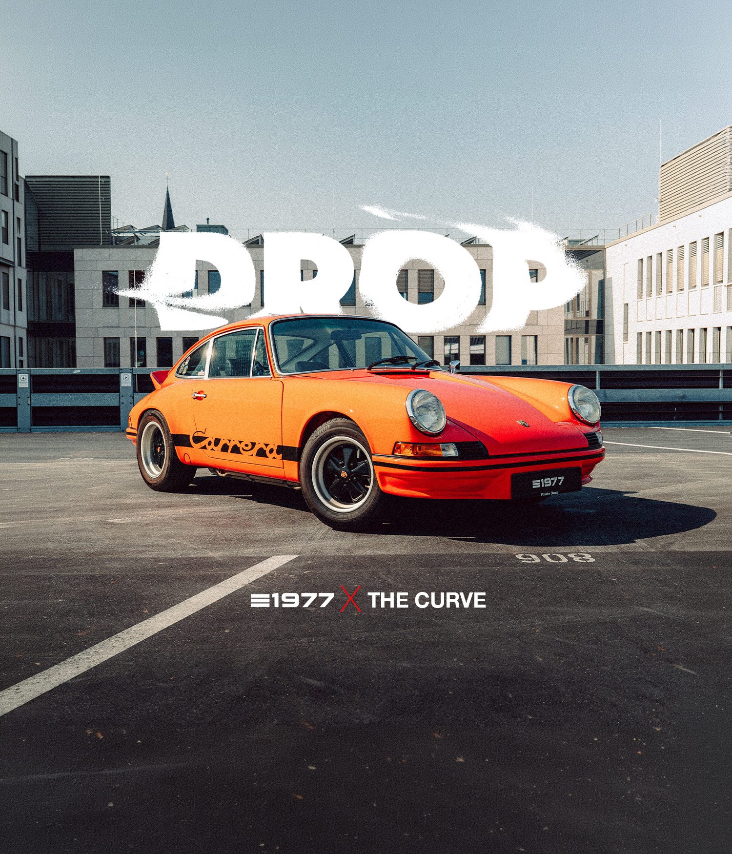 DROP 1977 x THE CURVE Porsche 911 Coupe 73er RS Umbau