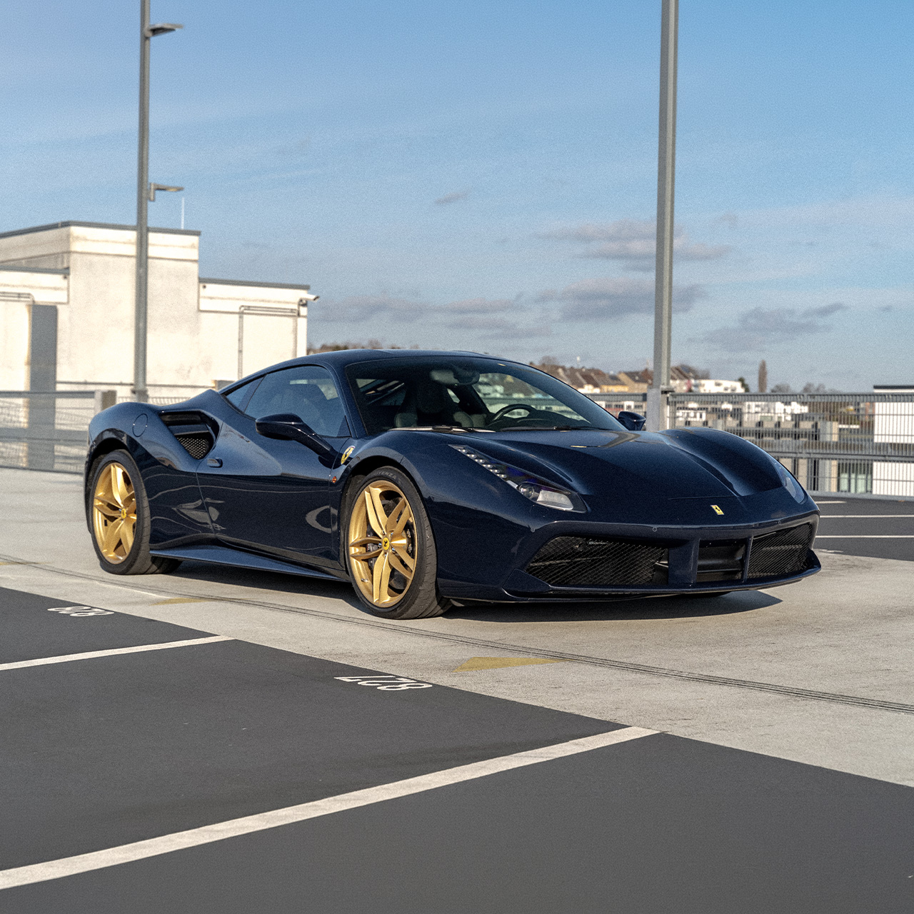 Ferrari 488 GTB Blu Pozzi (6GG7H)